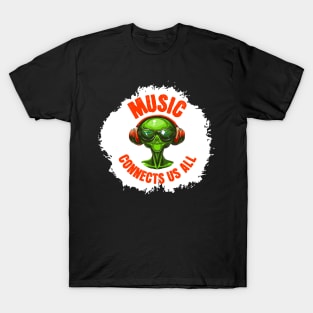 La musica nos conecta a todos T-Shirt